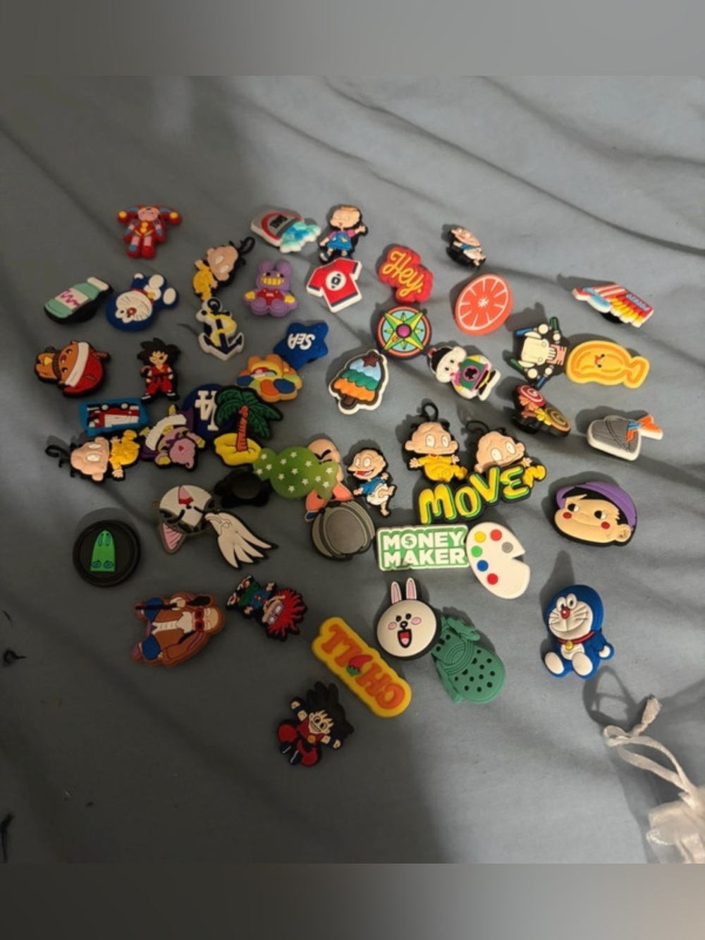 Kids Multicolor Cartoon Shoe Charms - Assorted Cute Designs
